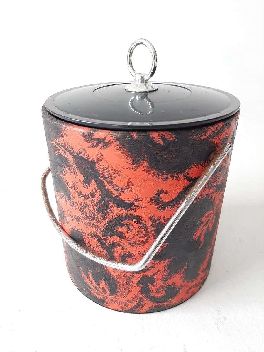 Ice Buckets VINTAGE RED & BLACK RETRO ICE BUCKET was listed for R300